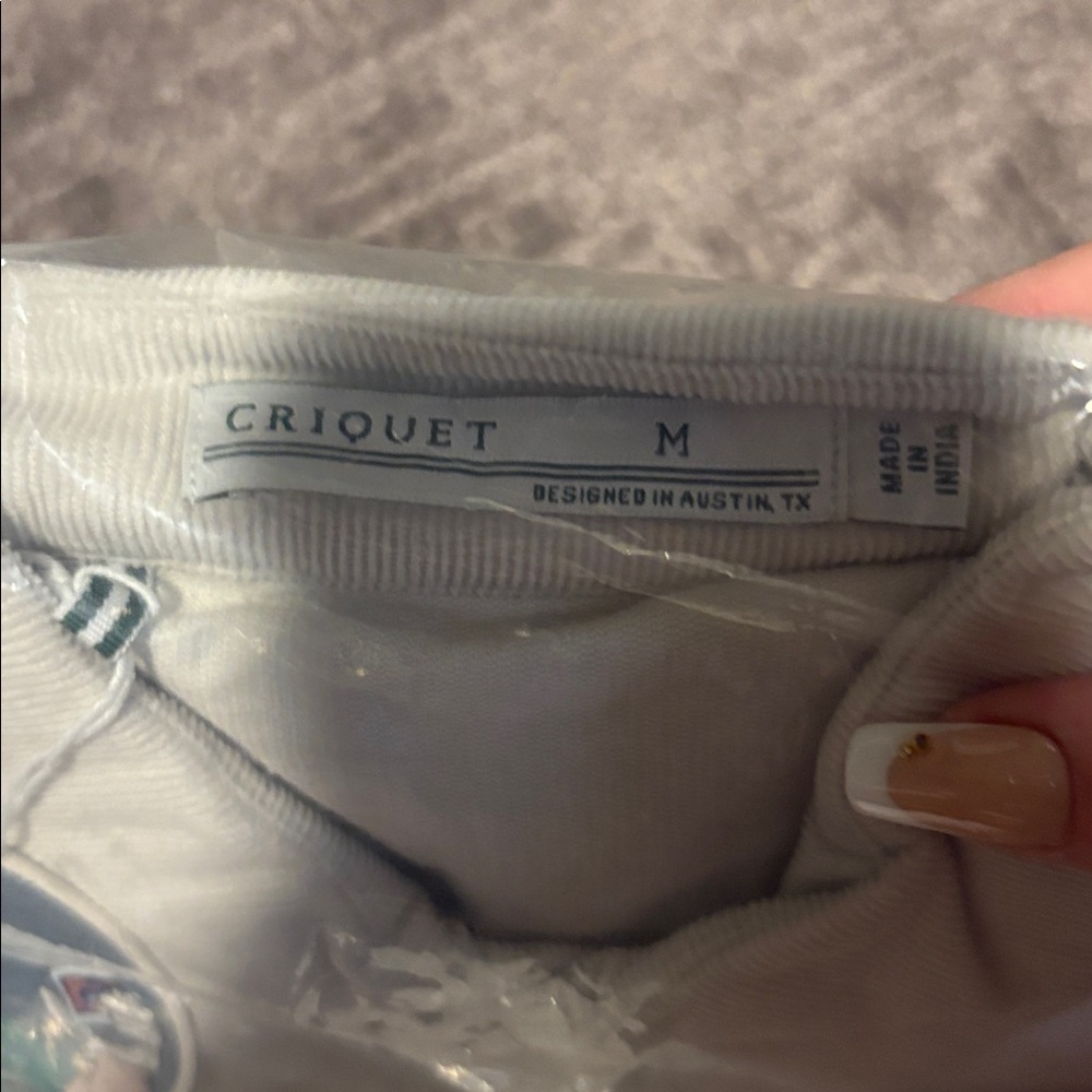 Criquet Cream Men's Casual Button Down Shirt - Picture 3 of 3